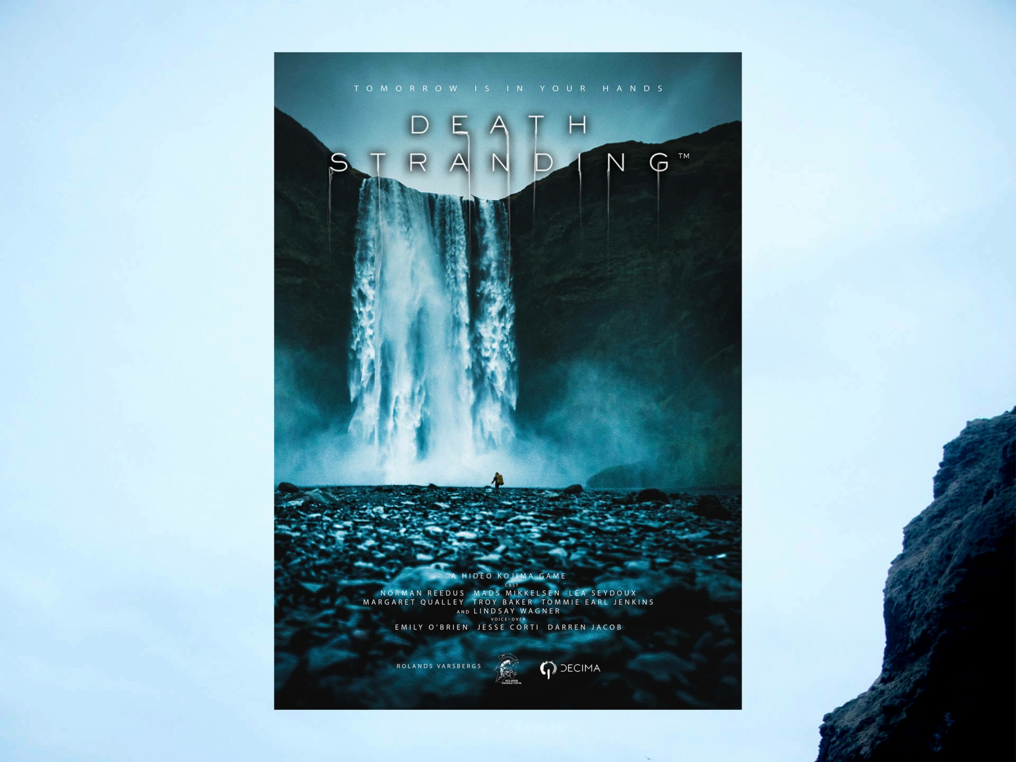 Mockup de l'affiche Death Stranding