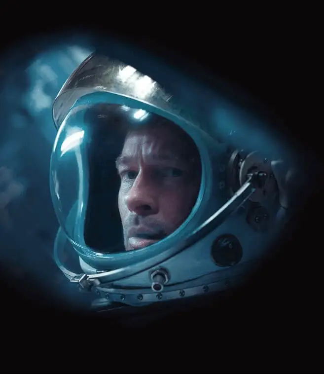 image de Brad Pitt dans le film Ad Astra