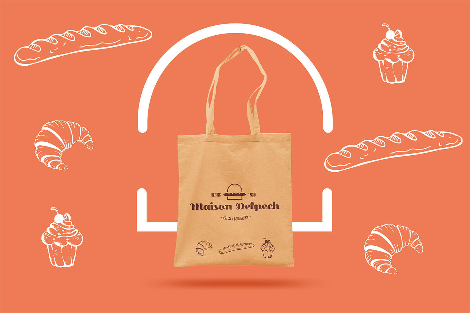 Totebag maison Delpech
